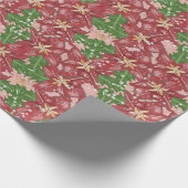 Traditional/Classic Christmas Ornaments Cadeaupapier (Hoek)