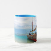 Traditional Dhow, Zanzibar, Tanzania Mok (Midden)