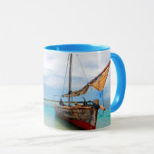 Traditional Dhow, Zanzibar, Tanzania Mok (Voorkant rechts)