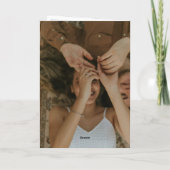 Traditional Dusty Blue QR Code Timeless Wedding (Achterkant)