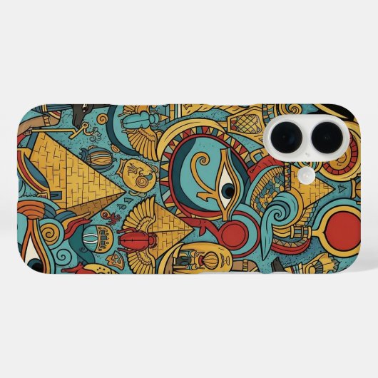 TRADITIONAL EGYPTIAN ART Case-Mate iPhone CASE (Achterkant (horizontaal))