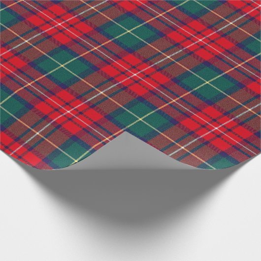 Traditional Festive Tartan Cadeaupapier (Hoek)