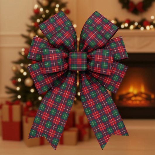 Traditional Festive Tartan Grosgrain Lint