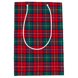 Traditional Festive Tartan Medium Cadeauzakje
