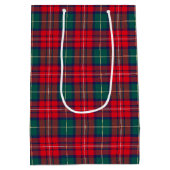 Traditional Festive Tartan Medium Cadeauzakje (Achterkant)