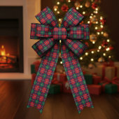 Traditional Festive Tartan Satijnen Lint