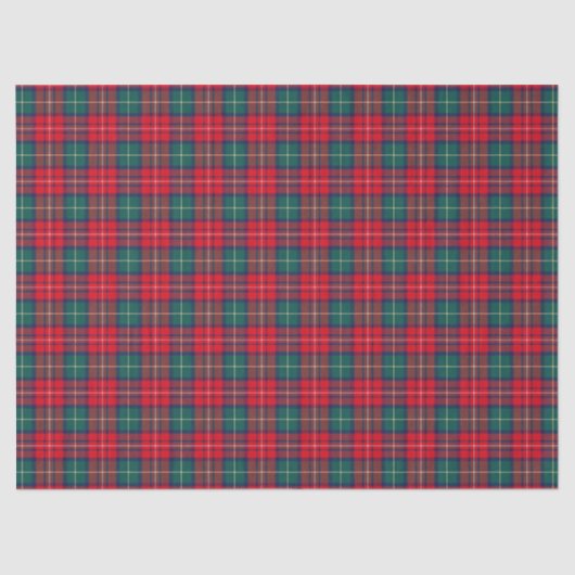 Traditional Festive Tartan Tissuepapier (Voorkant)