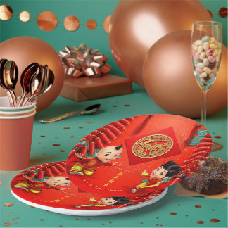 Traditional firecrackers Chinese Horse Year PPP Papieren Bordje