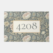 Traditional Floral Botanical Deurmat (Voorkant)