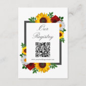 Traditional Floral Vrijgezellenfeest Registry Informatiekaartje (Voorkant)