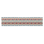 Traditional Folk Embroidery Stripe  Pattern Korte Tafelloper (Horizontaal)