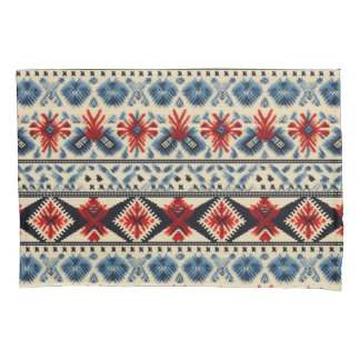 Traditional Folk Embroidery Stripe  Pattern Kussensloop