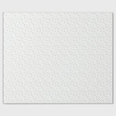 Traditional Grey Snowflake Christmas Holiday Gift Cadeaupapier (Vlak)