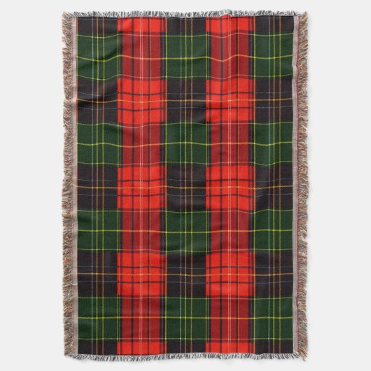 Traditional Holiday Plaid Deken (Voorkant Verticaal)