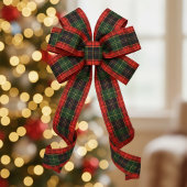 Traditional Holiday Plaid Grosgrain Lint