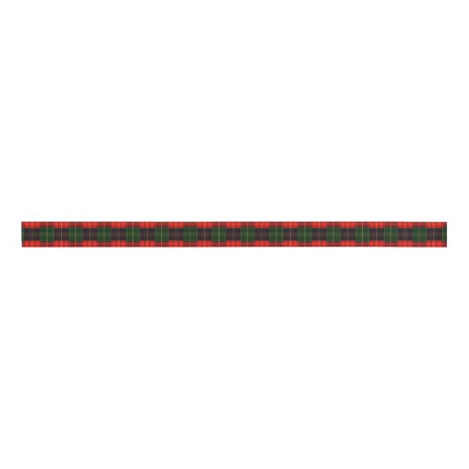 Traditional Holiday Plaid Grosgrain Lint (Voorkant)