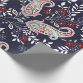 traditional Indian paisley pattern Cadeaupapier (Hoek)