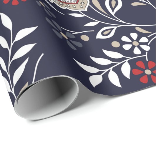 traditional Indian paisley pattern Cadeaupapier (Rol Hoek)