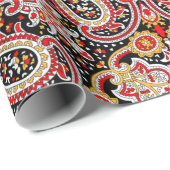 Traditional indian paisley pattern cadeaupapier (Rol Hoek)