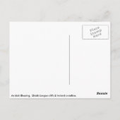 Traditional Irish Blessing, Ierse kustlijn Briefkaart (Achterkant)