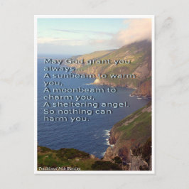 Traditional Irish Blessing, Ierse kustlijn Briefkaart