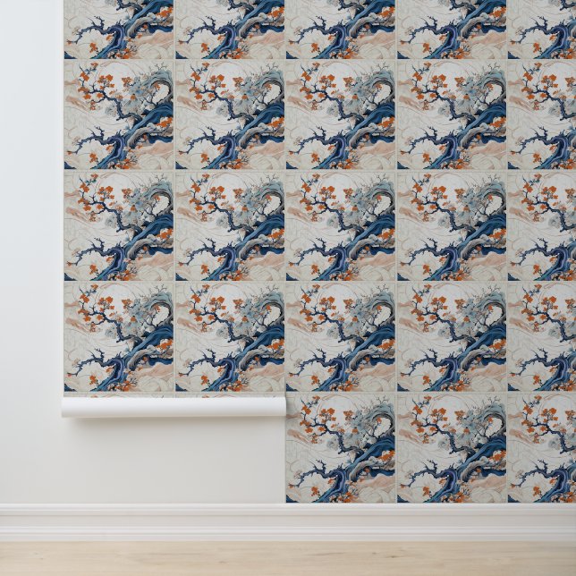 Traditional Japan Kutani Ornamental Art 20 Behang (Applicatie)