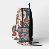 Traditional Japanese Kimono Pattern Backpack Bedrukte Rugzak (Rechts)