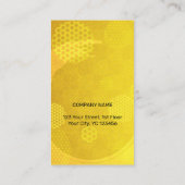 Traditional Japanese pattern Modern art gold Visitekaartje (Achterkant)