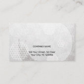 Traditional Japanese pattern Modern art silver Visitekaartje (Achterkant)