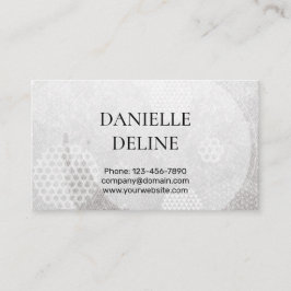 Traditional Japanese pattern Modern art silver Visitekaartje
