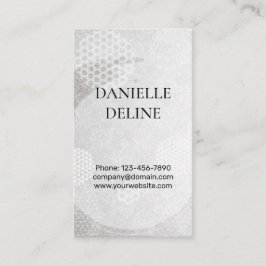 Traditional Japanese pattern Modern art silver Visitekaartje