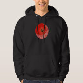Traditional Japanese Patterns Cherry Blossoms Umbr Hoodie (Voorkant)