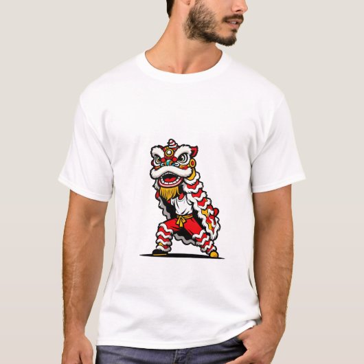 Traditional Lion Dance T-Shirt (Voorkant)