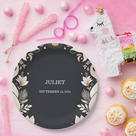 Traditional Marriage Vow Vernieuwing Vrijgezellenf Papieren Bordje (Feest)