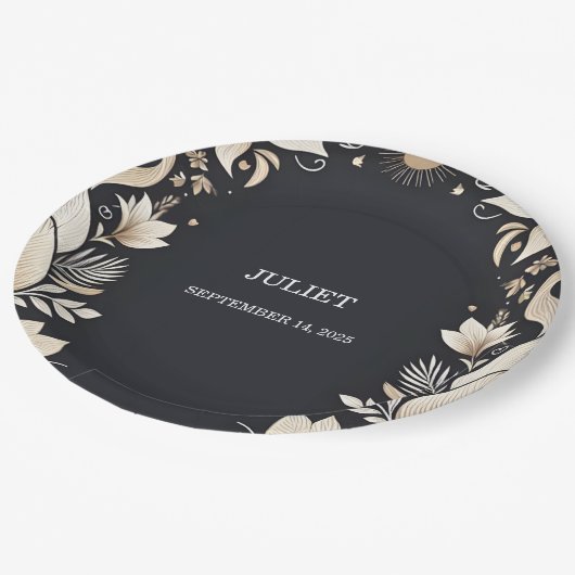 Traditional Marriage Vow Vernieuwing Vrijgezellenf Papieren Bordje (Gekanteld)