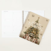 Traditional Merry Christmas Antiek Gold 20XX Planner (Display)