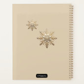 Traditional Merry Christmas Antiek Gold 20XX Planner (Achterkant)
