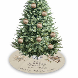 Traditional Merry Christmas Antiek Gold Kerstboom Rok