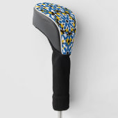 Traditional Moroccan Zellige Mosaic Geometric Golfheadcover (Schuin)