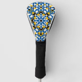 Traditional Moroccan Zellige Mosaic Geometric Golfheadcover (Voorkant)