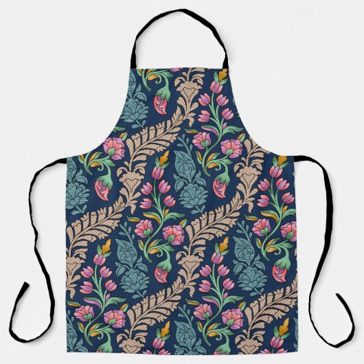 Traditional Mughal Allover Designart,pattern,flora Schort (Voorkant)