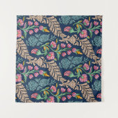 Traditional Mughal Allover Designart,pattern,flora Wandkleed (Voorkant (horizontaal))