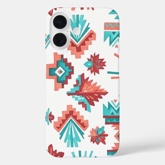 TRADITIONAL NAVAJO INDIAN ART Case-Mate iPhone CASE (Achterkant)