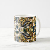 Traditional Orient Ornament. Vintage backg Koffiemok (Voorkant rechts)