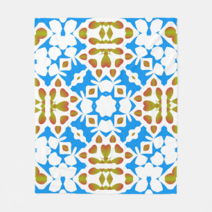Traditional ornate mexican talavera. Universal des Fleece Deken