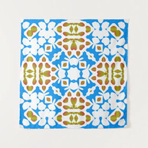 Traditional ornate mexican talavera. Universal des Wandkleed