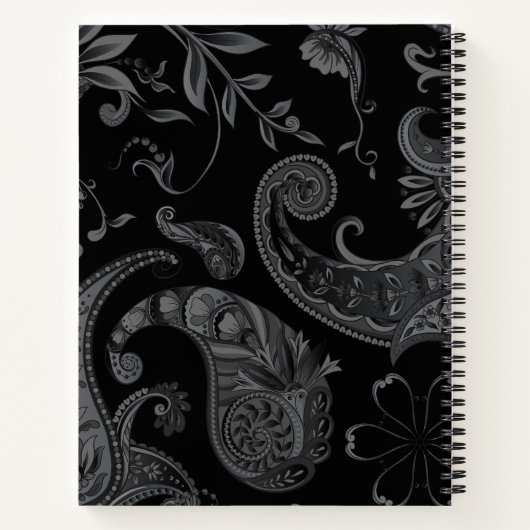Traditional Paisley Notitieboek (Achterkant)