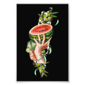 Traditional Palestine elements in palestine map Foto Afdruk (Voorkant)