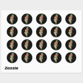 Traditional Palestine elements in palestine map Ronde Sticker (Vel)