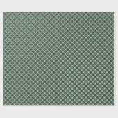 Traditional plaid in shades of  green cadeaupapier (Vlak)